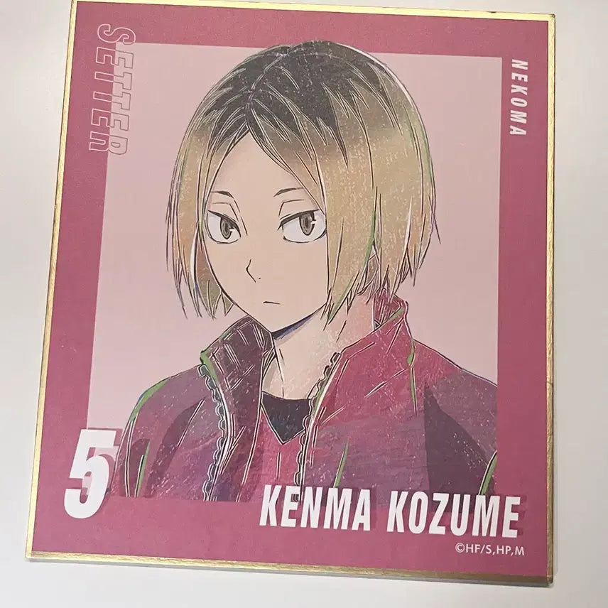 [BUNJANG] Haikyuu!! Mini Shikishi Kozume Kenma / 하이큐 미니 색지 코즈메 켄마