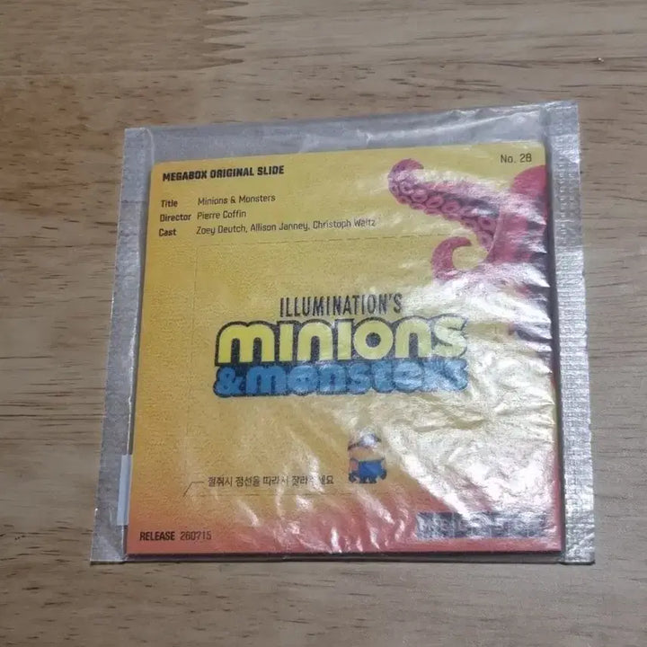 [BUNJANG] Minions and Monsters MegaBox Original Goods Slide (Sealed) / 미개봉 미니언즈와 몬스터즈 메가박스 오리지널 굿즈 슬라이드