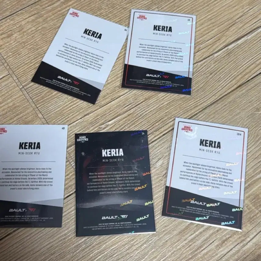 [BUNJANG] T1 Bault Trading Card Home Ground Bundle Set Keria Ryuminseok / 티원 bault 트레이딩카드 홈그라운드 포카 포토카드 케리아 류민석