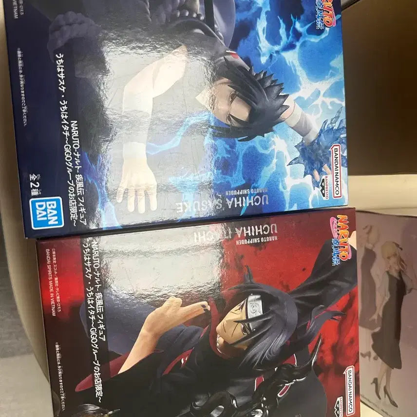 [BUNJANG] Naruto GIGO Limited Edition Uchiha Sasuke &amp; Itachi Figure Bundle / 나루토 GIGO 기고 한정판 우치하 사스케 이타치 피규어 일괄