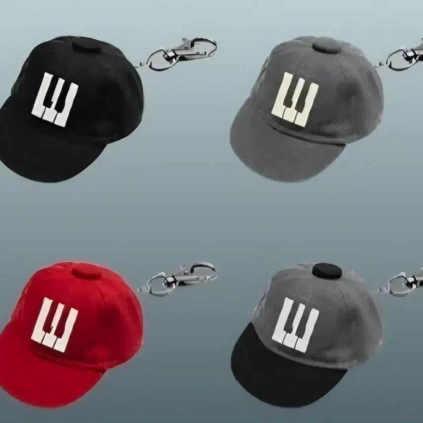 [BUNJANG] Bigbang 20th Anniversary Baseball Cap Mini Keyring (Charcoal) / 빅뱅 20주년 베이스볼캡 미니키링 (차콜)
