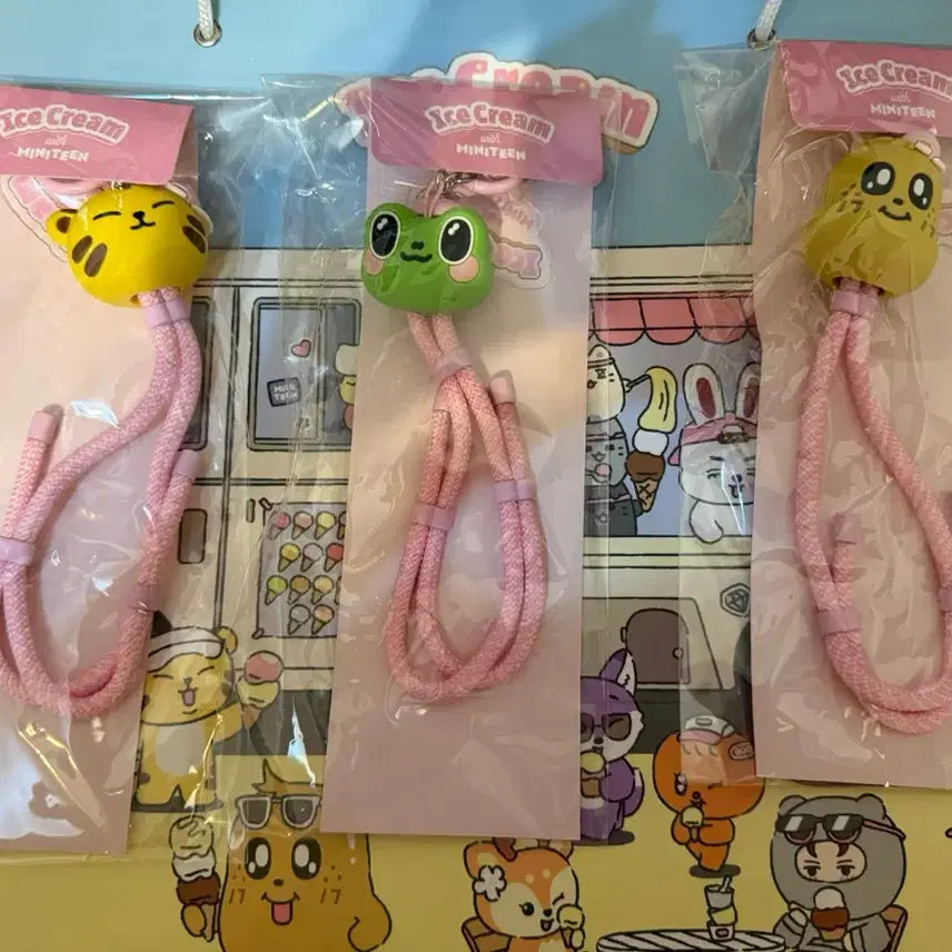 [BUNJANG] MINITIN Ice Cream Phone Strap (Global Only) / 미니틴 아이스크림 폰스트랩 (글로벌 only)
