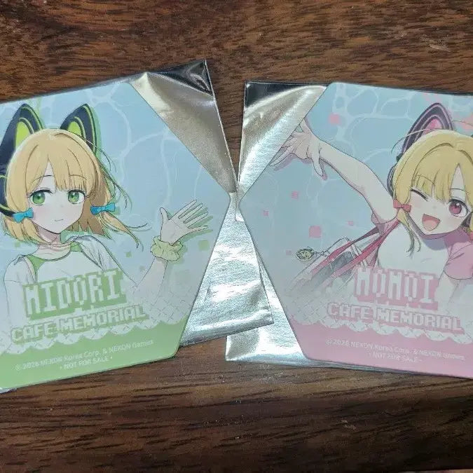[BUNJANG] MIdori Momoi Cafe Memorial Coaster Set / 카페 메모리얼 미도리 모모이 코스터