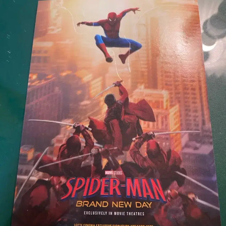 [BUNJANG] Marvel Spider-Man Brand New Day Lotte Cinema Art Card / 마블 스파이더맨 브랜 뉴 데이 롯데시네마 아트카드