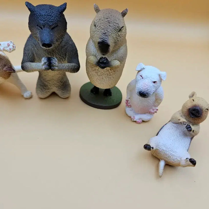 [BUNJANG] Yoga Animal Figurines Set / 요가하는 동물 피규어