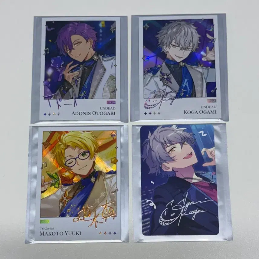 [BUNJANG] Ensemble Stars! Adonis Koga Makoto Pasha Polaroid Bundle Set / 앙상블스타즈 앙스타 팝업 아도니스 코가 마코토 파샤 폴라 양도