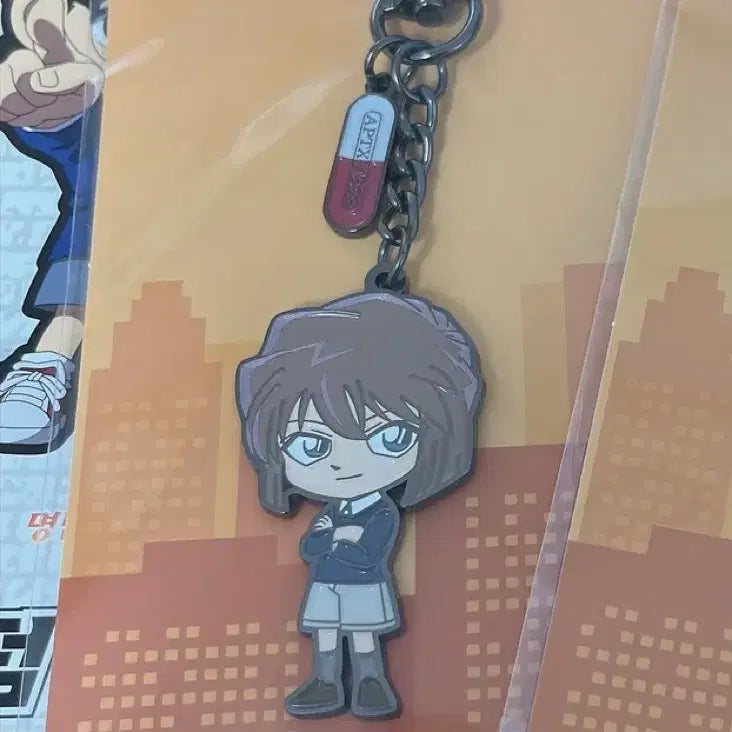 [BUNJANG] CGV Conan Rose Haibara Metal Keyring / CGV 코난 메탈 키링 장미 하이바라