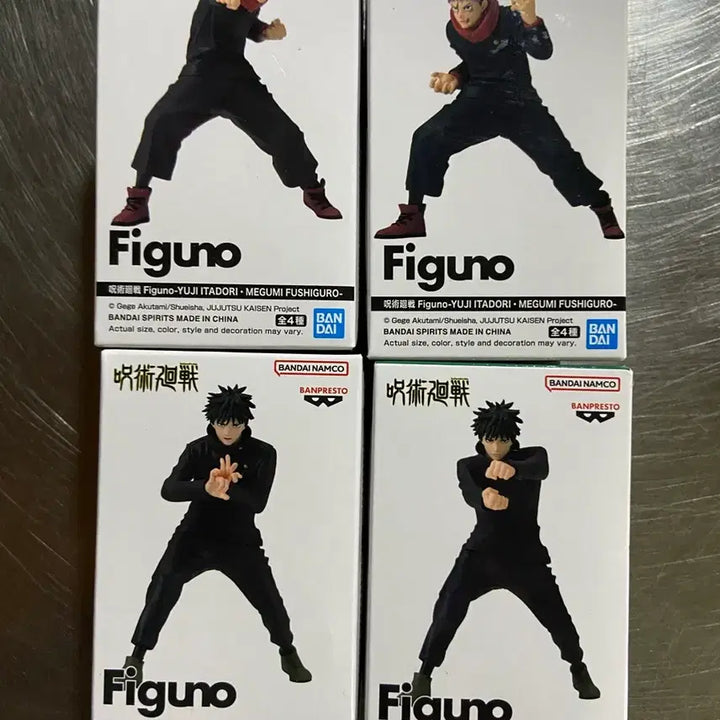 [BUNJANG] Jujutsu Kaisen Fignoo Figures A, B, C, D Set (Sealed) / 미개봉/새상품) 주술회전 피그노 피규어 A,B,C,D 4개일괄