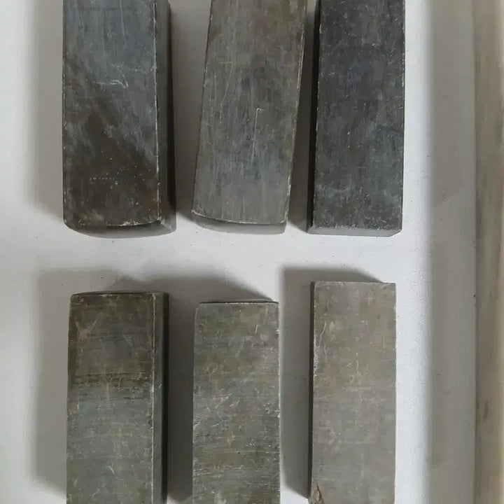 [BUNJANG] Antique Brass and Marble Paperweights Set / 근대사 황동문진.대리석문진