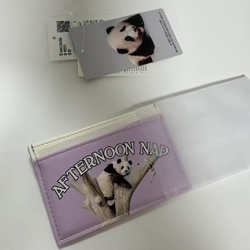 [BUNJANG] 8seconds Fu Bao Card Holder / 푸바오 8초 카드지갑