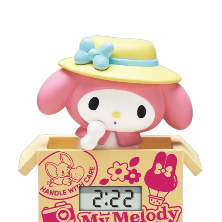 [BUNJANG] Sanrio Characters Corrugated Clock Vol. 3 My Melody / 가챠 산리오 캐릭터즈 골판지 시계 3탄 마이멜로디