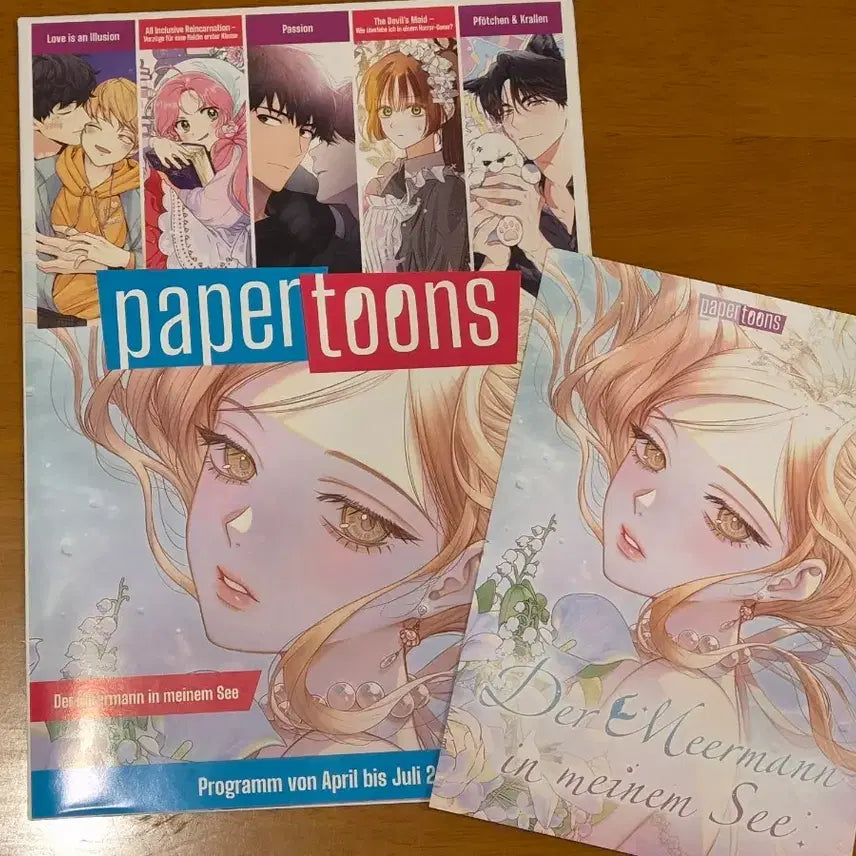 [BUNJANG] Mermaid In My Lake Bundle Set Pamphlet Postcard / 내호수에 가둔 인어 팜플렛 엽서 일괄