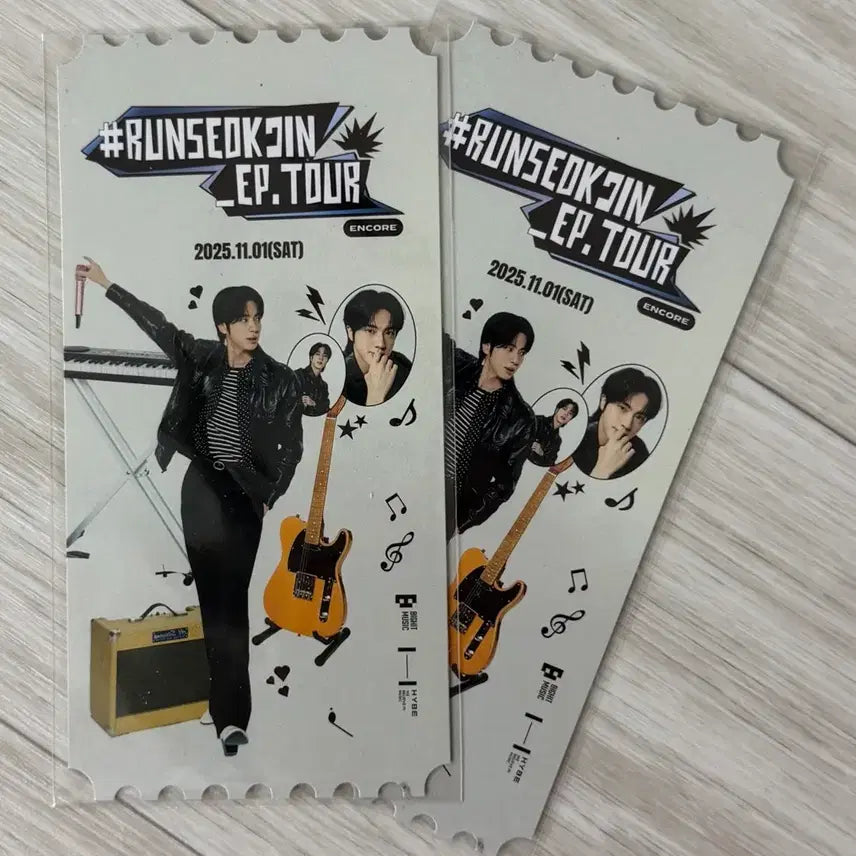 [BUNJANG] Jin Run BTS Concert Photocard (Sealed) / (미개봉) 런석진 앙콘 아미존 포카