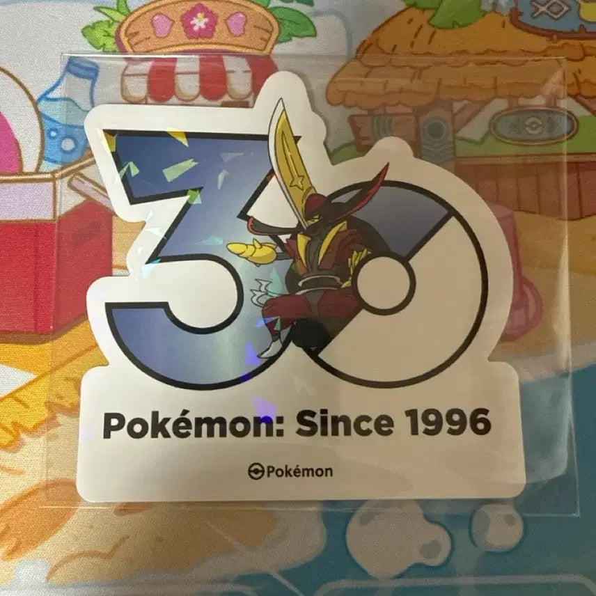[BUNJANG] Pokemon 30th Anniversary Sticker - Daedogakcham / 포켓몬스터 30주년 스티커 - 대도각참