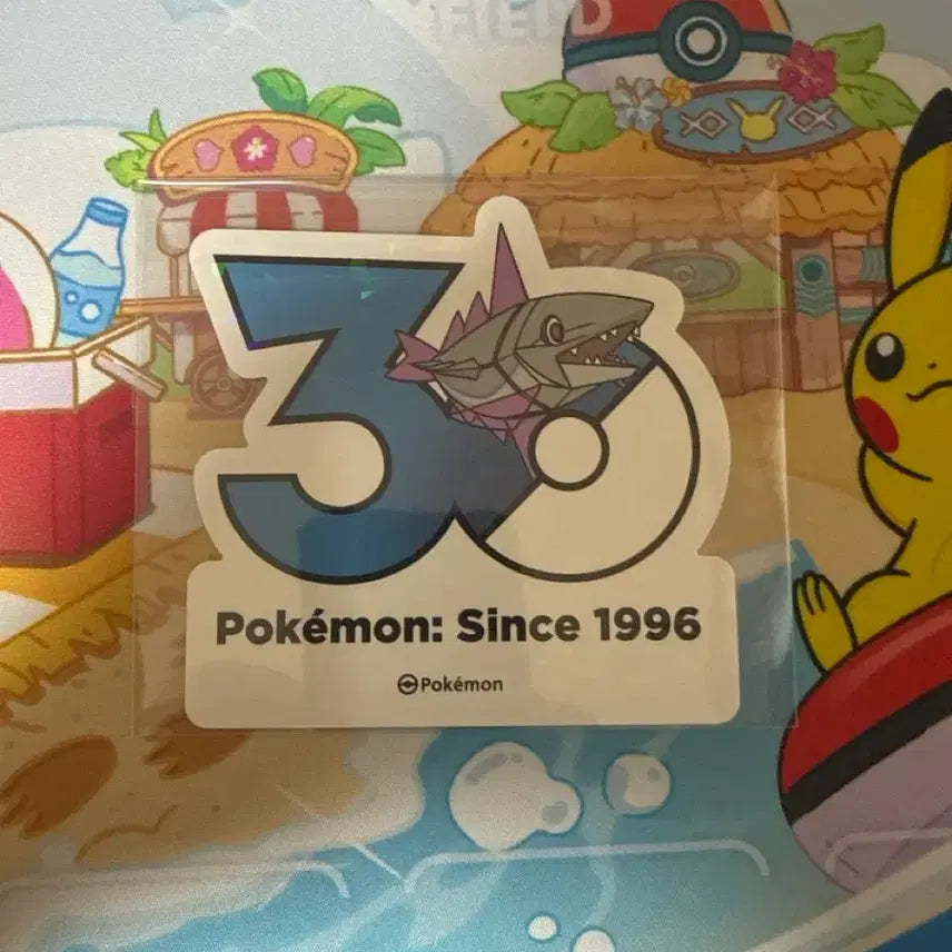 [BUNJANG] Pokemon 30th Anniversary Gabite Sticker / 포켓몬스터 30주년 스티커 - 가비루사
