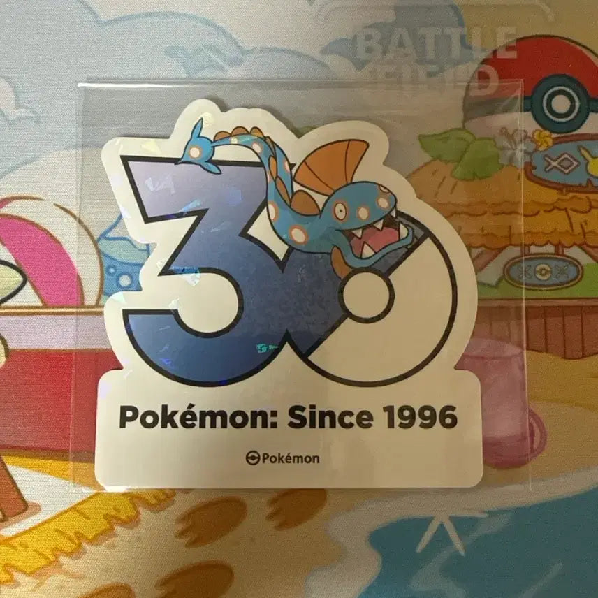 [BUNJANG] Pokemon 30th Anniversary Sticker Huntail / 포켓몬스터 30주년 스티커 - 헌테일