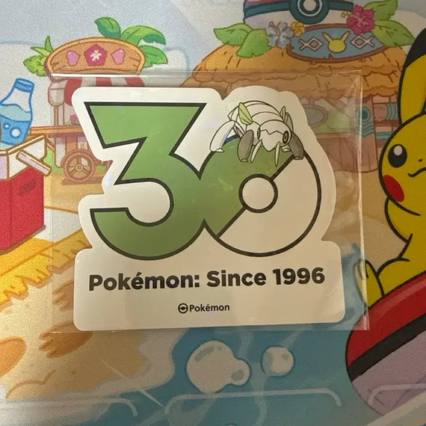 [BUNJANG] Pokemon 30th Anniversary Sticker - Torchic / 포켓몬스터 30주년 스티커 - 토중몬