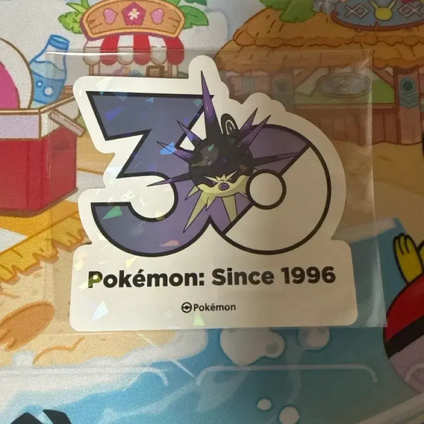 [BUNJANG] Pokemon 30th Anniversary Sticker - Jangchimbar / 포켓몬스터 30주년 스티커 - 장침바루