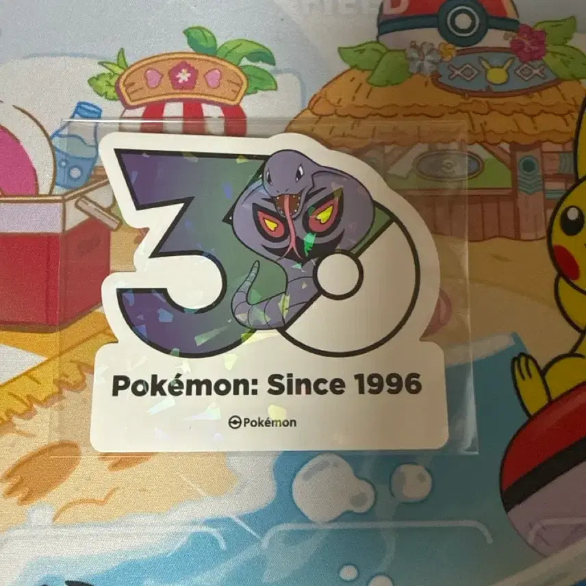 [BUNJANG] Pokemon 30th Anniversary Arbok Sticker / 포켓몬스터 30주년 스티커 - 아보크