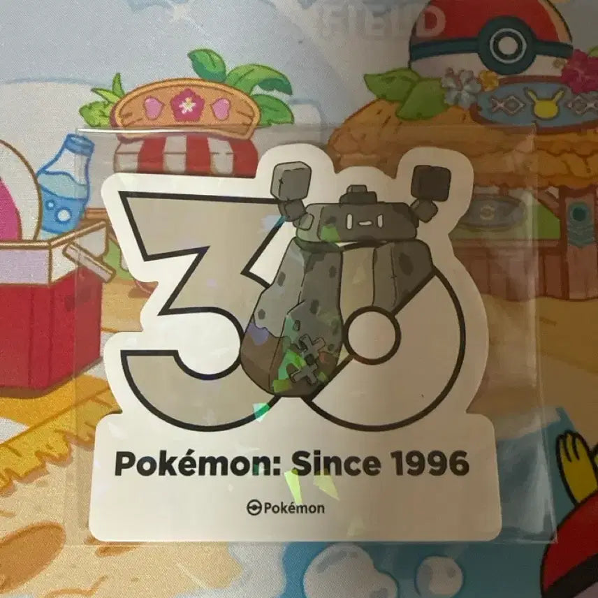 [BUNJANG] Pokemon 30th Anniversary Dolhenjin Sticker / 포켓몬스터 30주년 스티커 - 돌헨진