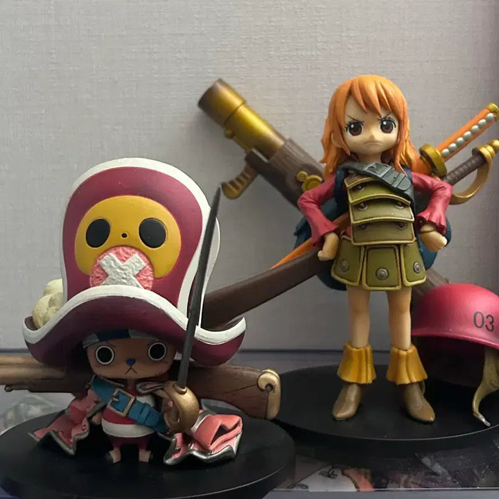 [BUNJANG] One Piece Film Z Nami &amp; Chopper Figure Bundle Set / 원피스 필름z 피규어 나미 쵸파 일괄