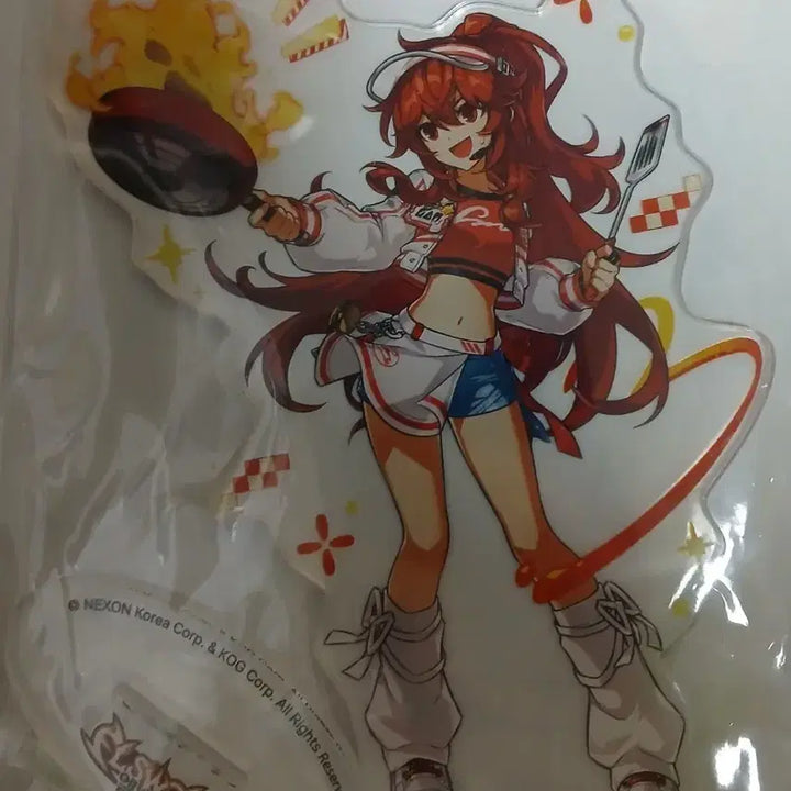 [BUNJANG] Elsword Elesis Diner Acrylic Stand + Lenticular Bundle Set / 엘소드 엘리시스 다이너 아크릴 스탠드+렌티큘러 일괄