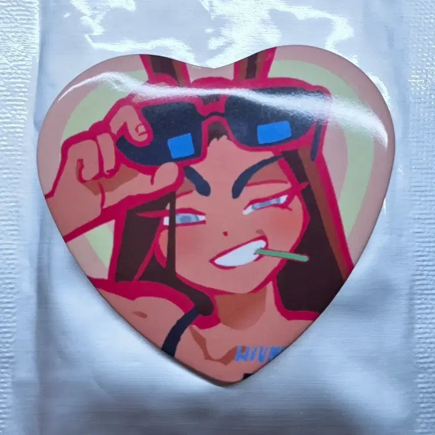 [BUNJANG] A-Style HyunA Rabbit Can Badge / 에이스테 현아 토끼 캔뱃지