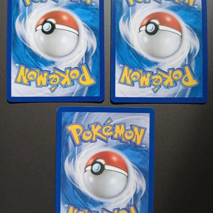 [BUNJANG] Pokemon Trading Card Bundle Set / 스타팅 포켓몬 카드 불꽃숭이 모부기 팽도리 3장 일괄