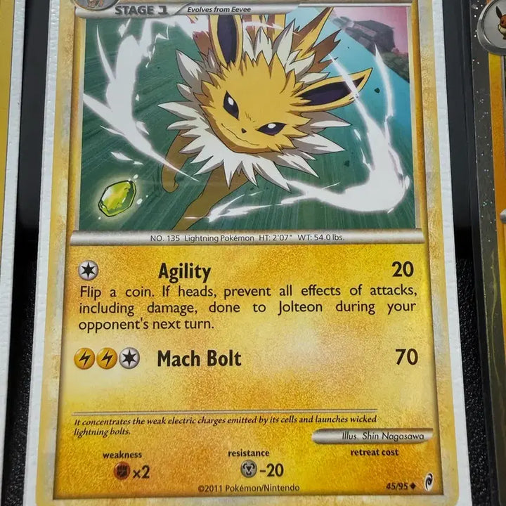 [BUNJANG] Pokemon Thunder Electric Old Card (2011) / 북미 포켓몬스터 쥬피썬더 올드카드