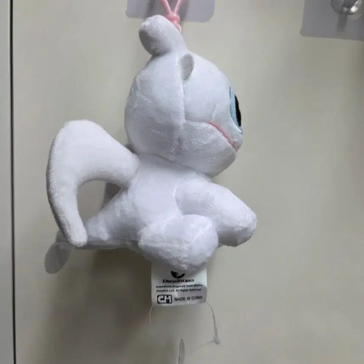 [BUNJANG] How to Train Your Dragon Light Fury Plush Keychain / 드래곤 길들이기 라이트 퓨리 인형 키링