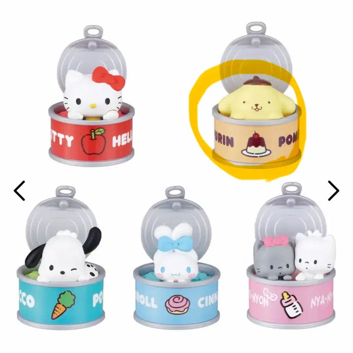 [BUNJANG] Sanrio Pompompurin Canned Gacha (Sealed) / 산리오 폼폼푸린 통조림 가챠