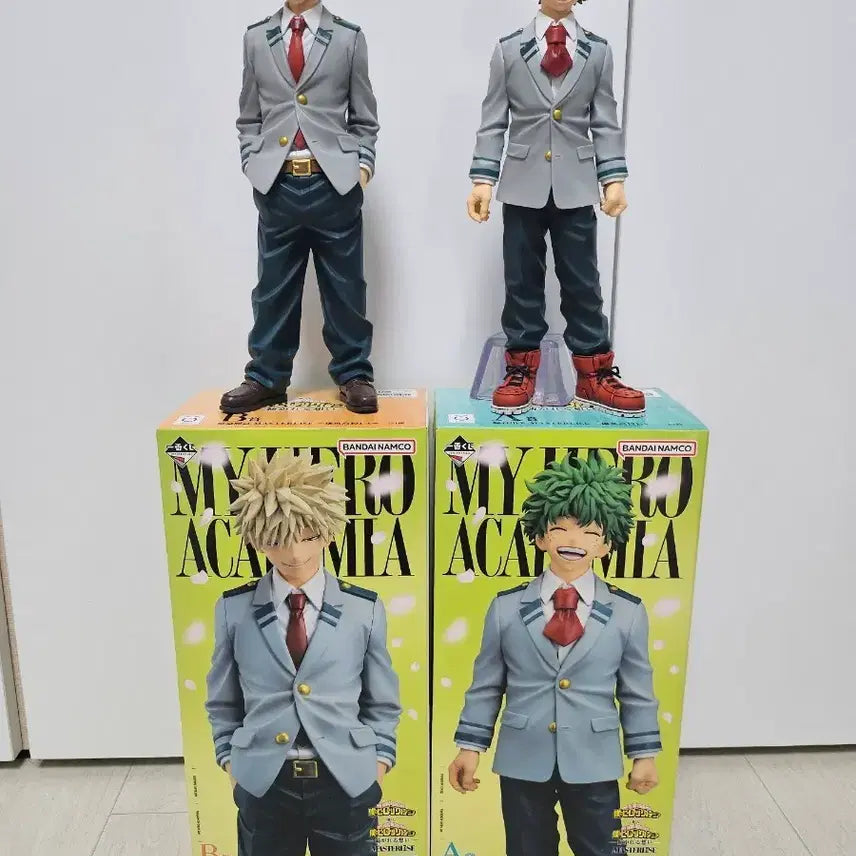 [BUNJANG] My Hero Academia School Uniform Version Izuku Midoriya &amp; Katsuki Bakugo Figure Set / 나히아 교복 미도리야,바쿠고 택포 18