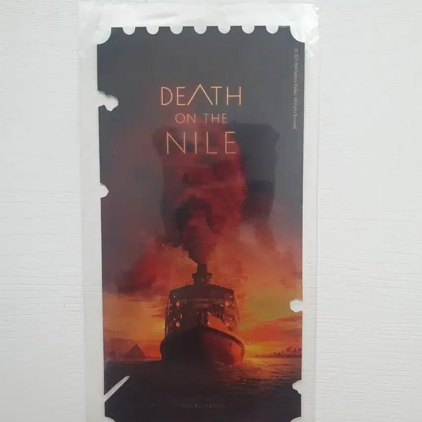 [BUNJANG] Death on the Nile Megabox Special Ticket / 오티 메가박스 나일강의 죽음