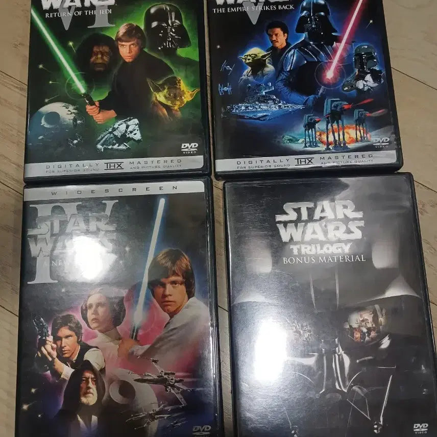 [BUNJANG] Star Wars Original Trilogy DVD Box Set (4 Disc) / 스타워즈 오리지널 트릴로지 DVD 박스세트 (4Disc / 속지 포함)