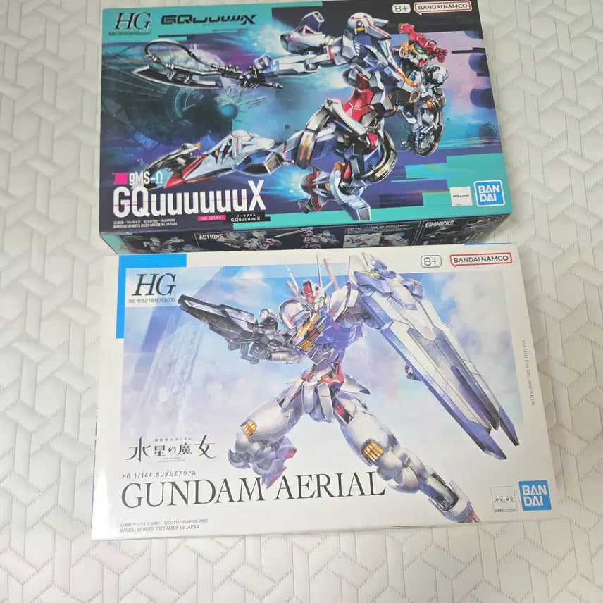[BUNJANG] HG Zaku/Aces + Aerial Gundam Bundle Set / HG 지쿠악스 + 에어리얼 일괄 판매 / 일본 구매 정품