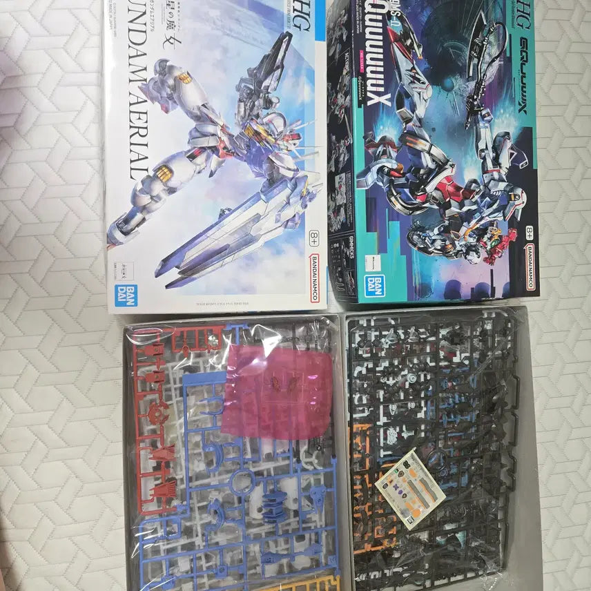 [BUNJANG] HG Zaku/Aces + Aerial Gundam Bundle Set / HG 지쿠악스 + 에어리얼 일괄 판매 / 일본 구매 정품