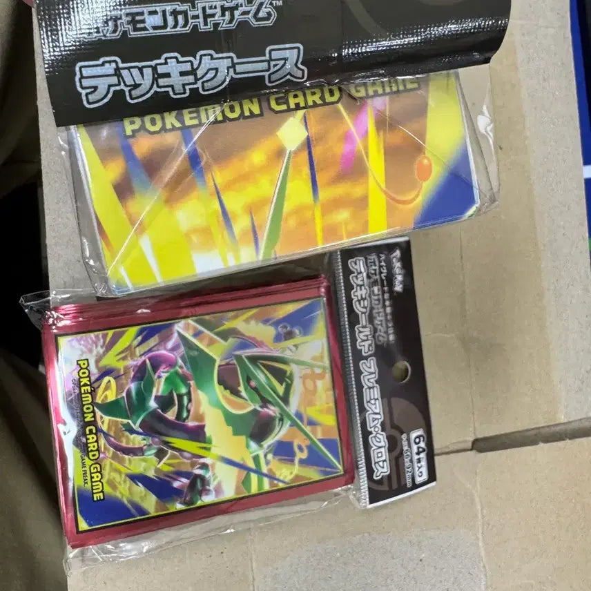 [BUNJANG] Pokémon TCG Rayquaza Deck Shield &amp; Sleeve Set / 포켓몬 카드 게임 레쿠쟈 덱실드 &amp; 슬리브 세트