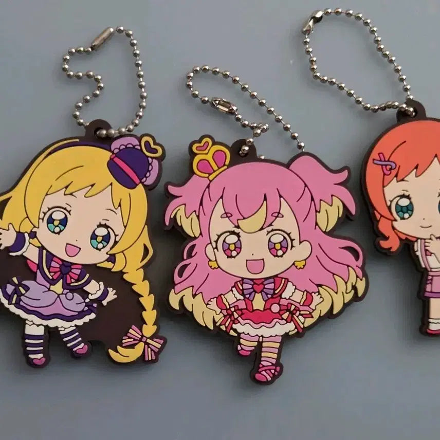 [BUNJANG] Wonderful Precure! Rubber Keyring Gacha Set / 세트)원더풀 프리큐어 러버키링 가챠