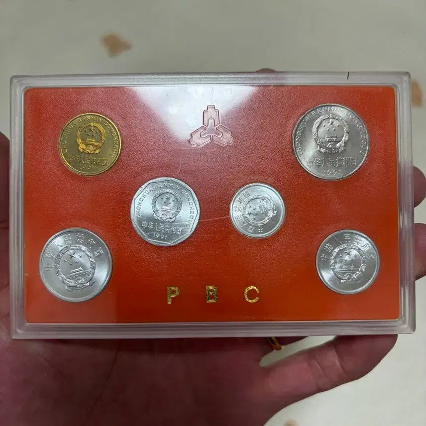 [BUNJANG] 1991 Chinese Coin Set / 중국주화세트 91년