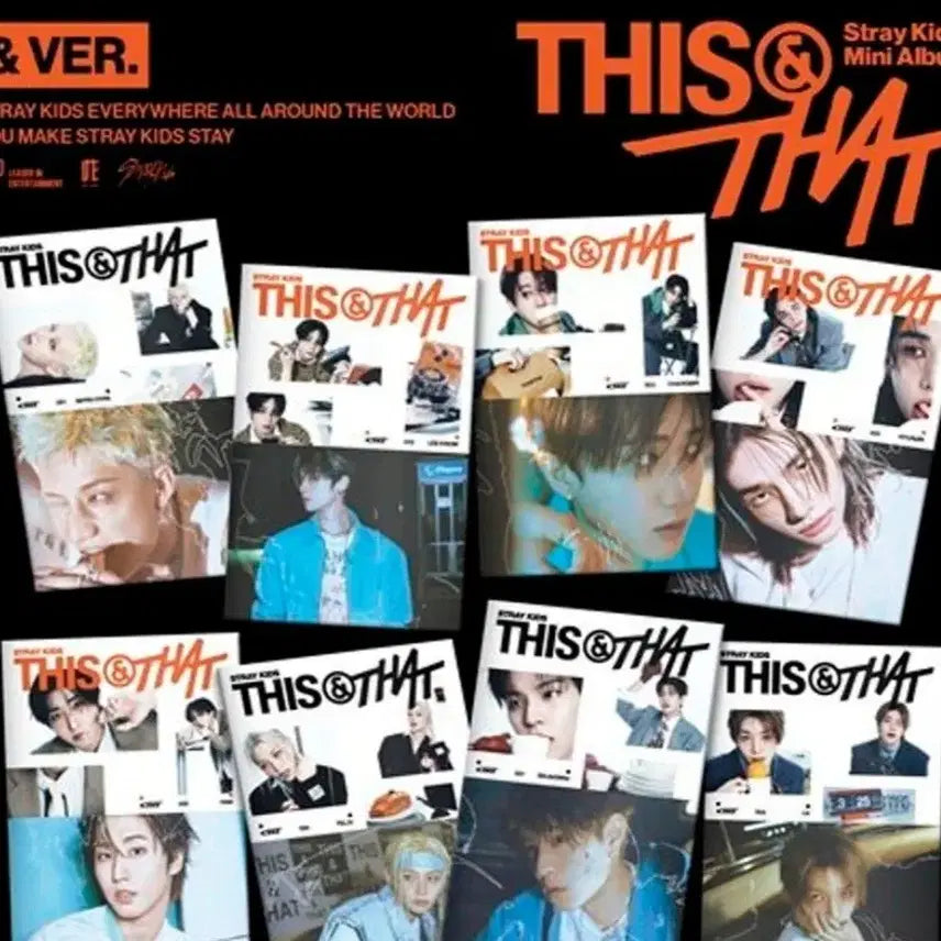 [BUNJANG] Stray Kids This &amp; That Individual Set Ver. 8 Types / 스트레이키즈 디스앤댓 개인반 8종세트 this&amp;that &amp;ver.