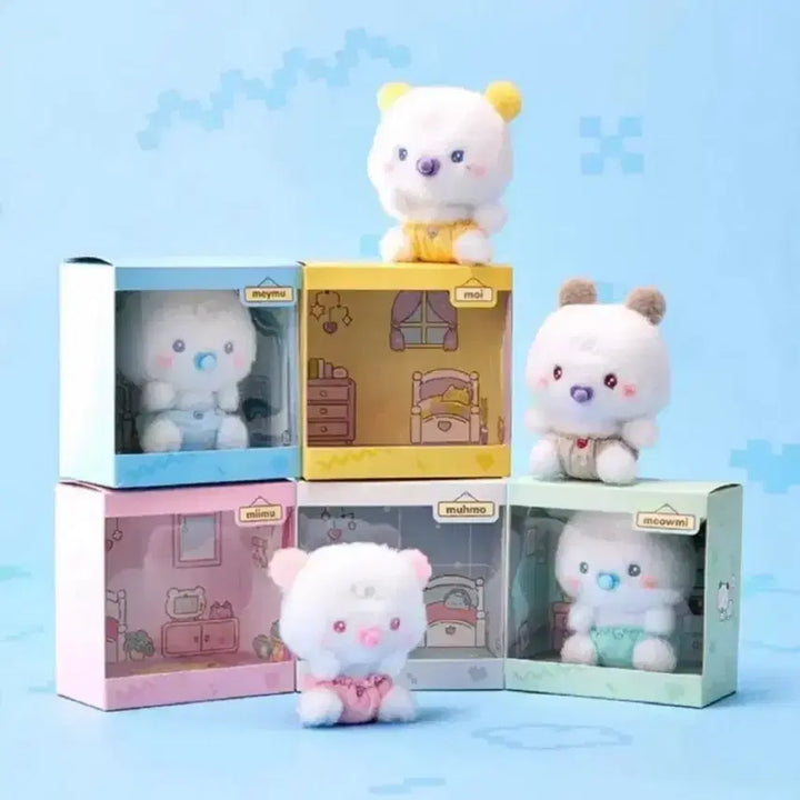 [BUNJANG] Plaive Hamin Baby Myeomimoo Doll &amp; Unofficial Dolls Bundle Set / [원가이하 플레이브 하민] 므메미무 베이비 먀미 인형+비공굿인형(꽁꽁하민, 너부리특공대 하민)