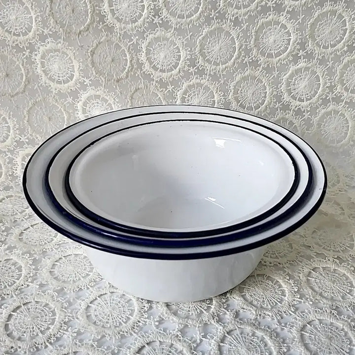[BUNJANG] Enamel Bowl Set / 법랑 볼세트