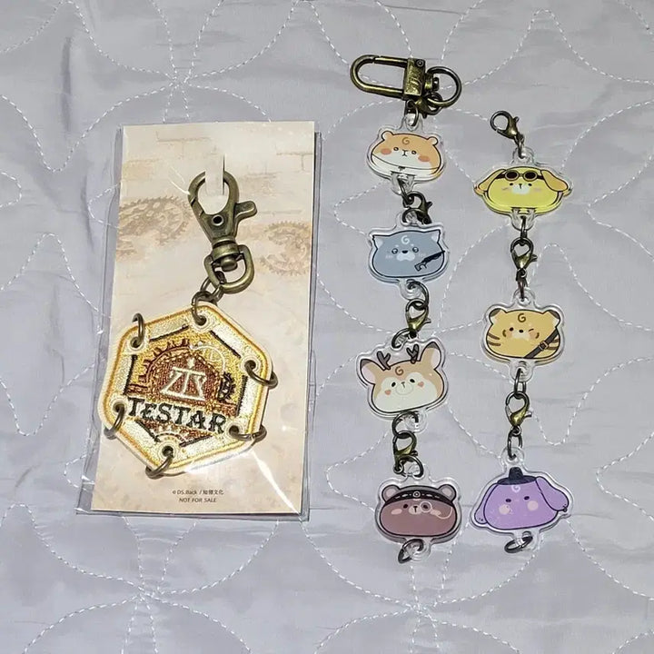 [BUNJANG] Debut or Die Testar Acrylic Charm Keychain Set Split Set / 데못죽 5 6부 대만판 특장판 테스타 아크릴 챰 키링 세트 분철