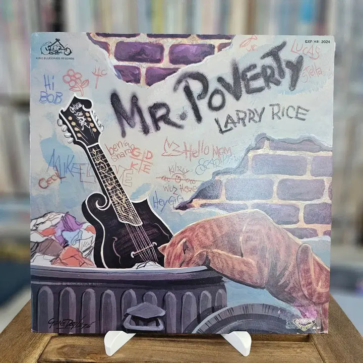 [BUNJANG] Larry Rice Mr. Poverty 1st Solo Album Bluegrass Mandolin LP / (미국 블루그래스 만돌린 연주자, 래리 라이스, 솔로 데뷔 1집) Larry Rice - Mr. Poverty LP