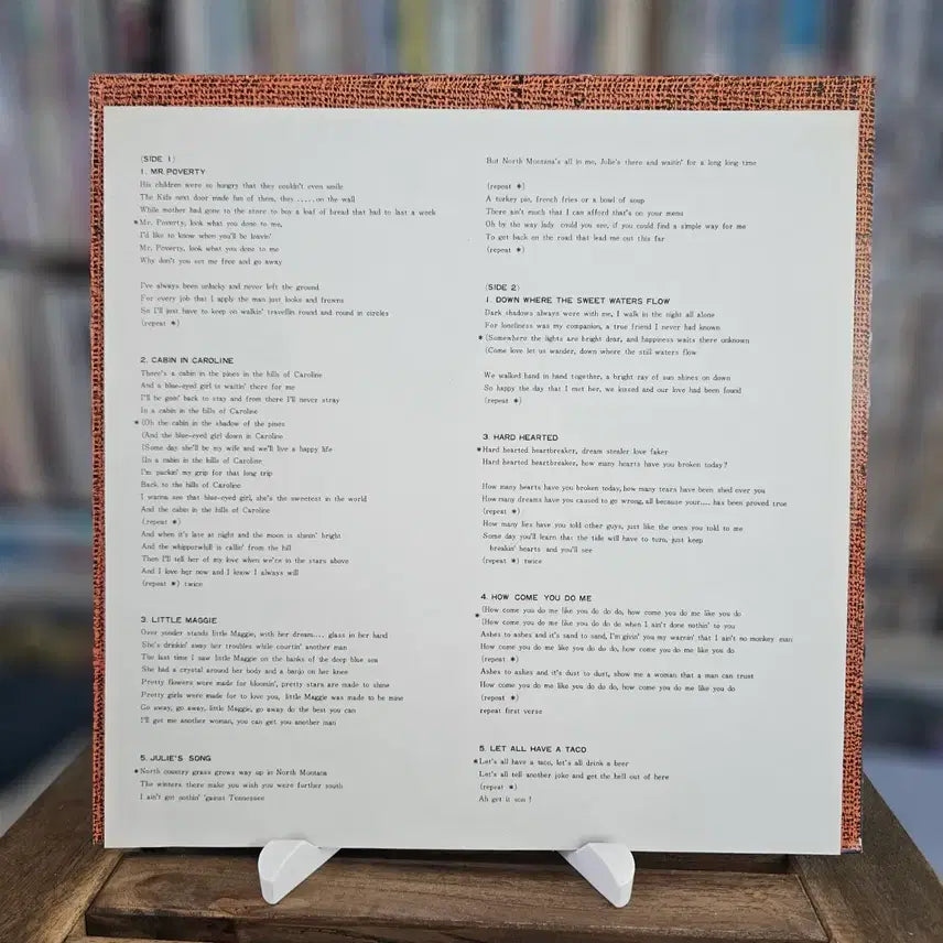 [BUNJANG] Larry Rice Mr. Poverty 1st Solo Album Bluegrass Mandolin LP / (미국 블루그래스 만돌린 연주자, 래리 라이스, 솔로 데뷔 1집) Larry Rice - Mr. Poverty LP