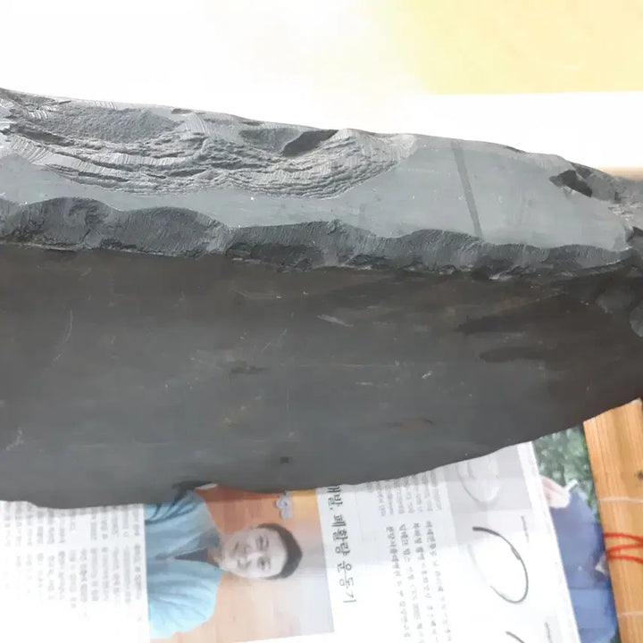 [BUNJANG] Large Stone Inkstone Set with Brush, Ink, and Paperweight / 초대형벼루 붓,먹 .문진