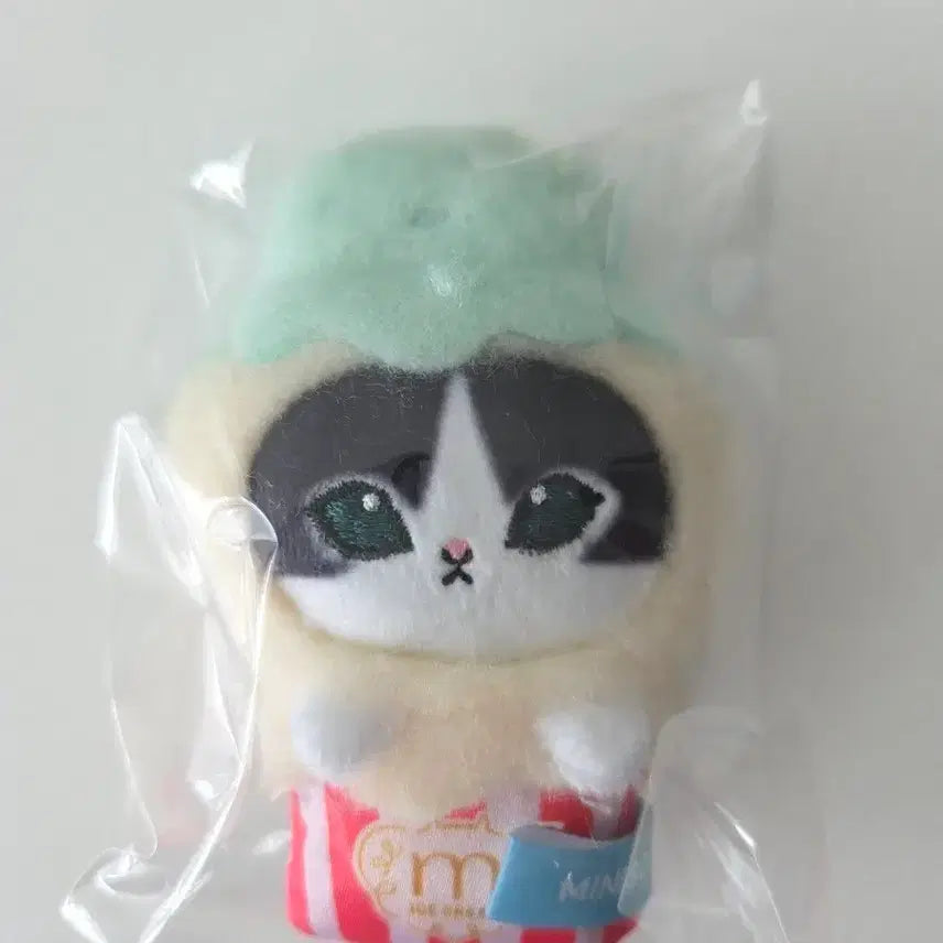 [BUNJANG] Miniso Mofusand Mint Cotton Candy Cat Plush Doll (Sealed) / 미개봉)미니소 모프샌드누이