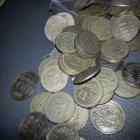 [BUNJANG] 1979 50 Won Coin Bundle (30 pcs) / 50원 동전 30개 1979년 중고