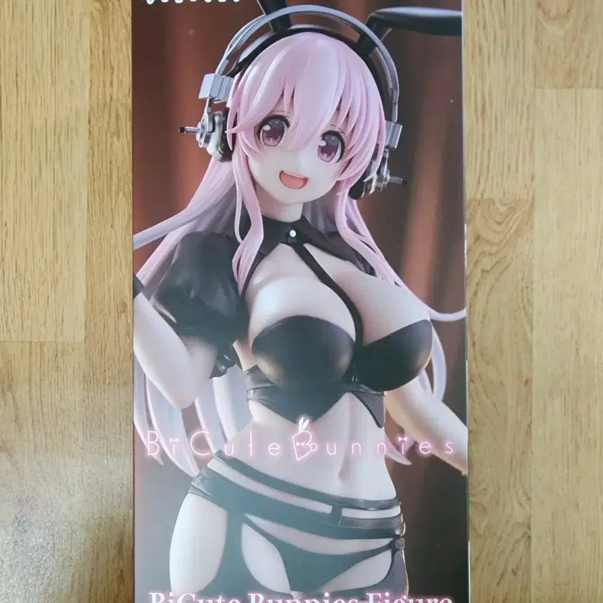 [BUNJANG] Super Sonico BiCute Bunnies Reverse Bunny Ver. Figure (Sealed) / (미개봉)슈퍼소니코 BiCute Bunnies 역바니 Ver.