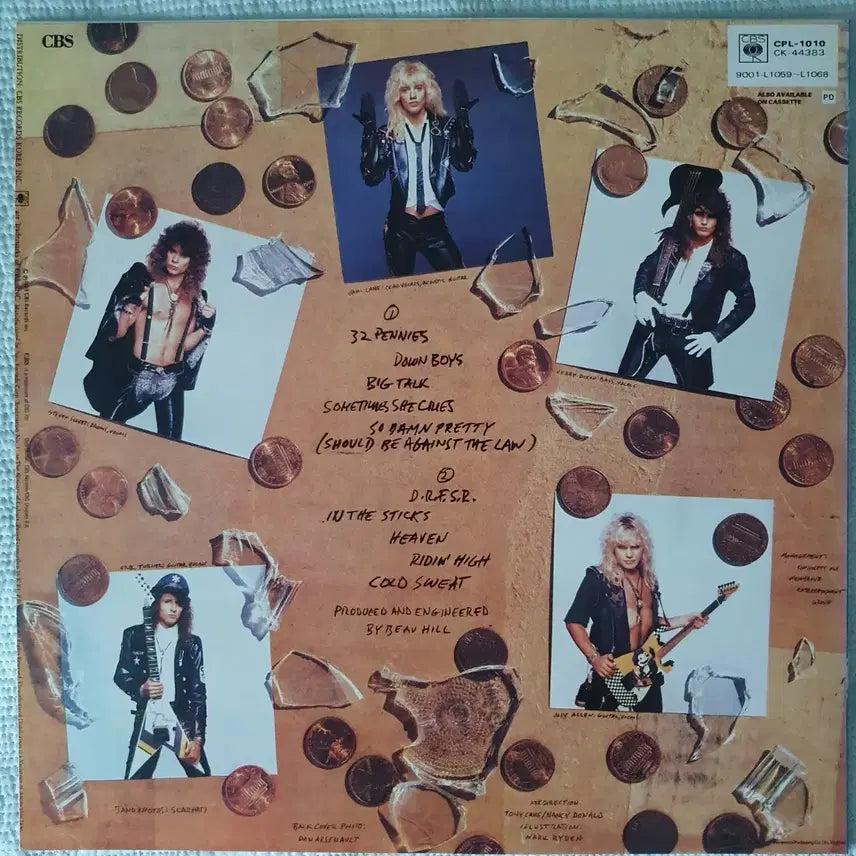 [BUNJANG] Warrant Debut Album LP / WARRANT- 데뷔앨범 LP